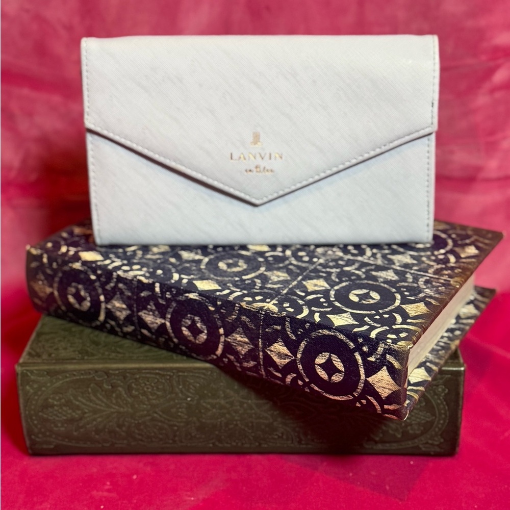 Lanvin Periwinkle Clutch Elegant Bag